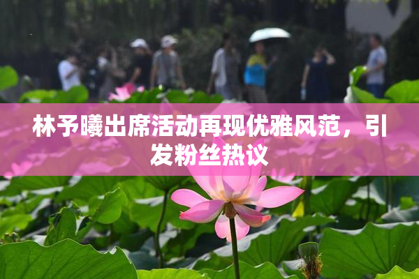 林予曦出席活动再现优雅风范，引发粉丝热议