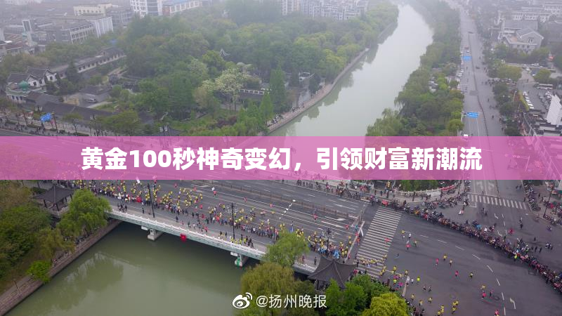 黄金100秒神奇变幻，引领财富新潮流