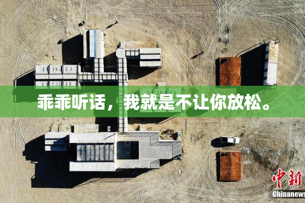 乖乖听话，我就是不让你放松。