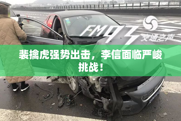 裴擒虎强势出击，李信面临严峻挑战！