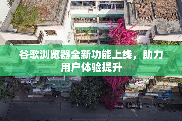 谷歌浏览器全新功能上线，助力用户体验提升