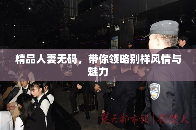 精品人妻无码，带你领略别样风情与魅力