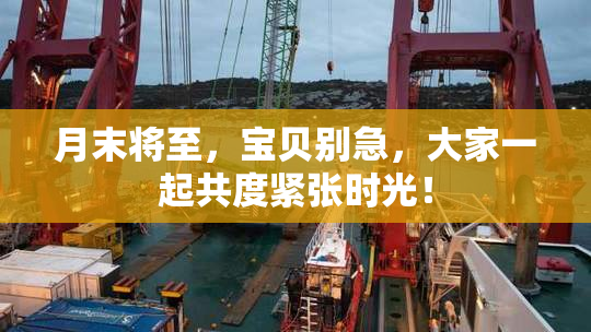 月末将至，宝贝别急，大家一起共度紧张时光！