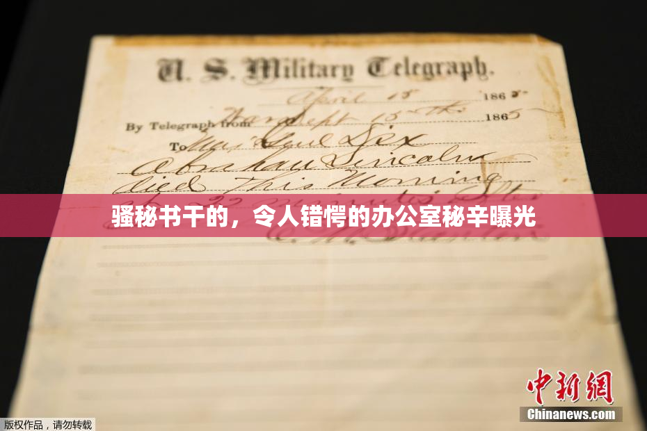 骚秘书干的，令人错愕的办公室秘辛曝光