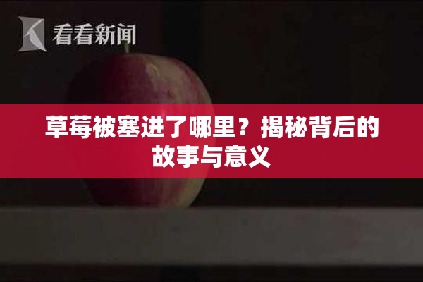 草莓被塞进了哪里？揭秘背后的故事与意义