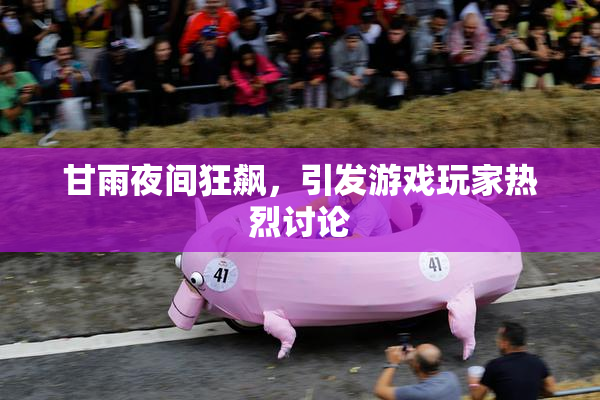 甘雨夜间狂飙，引发游戏玩家热烈讨论