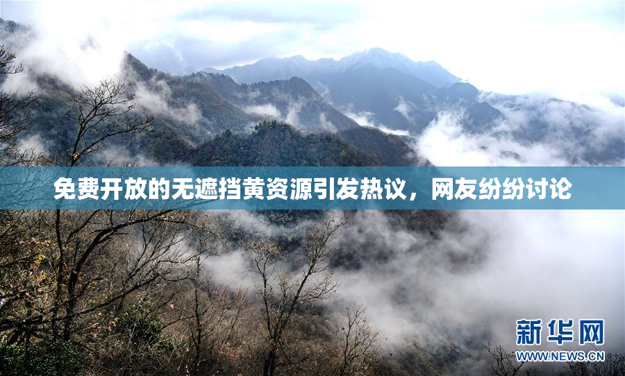 免费开放的无遮挡黄资源引发热议，网友纷纷讨论