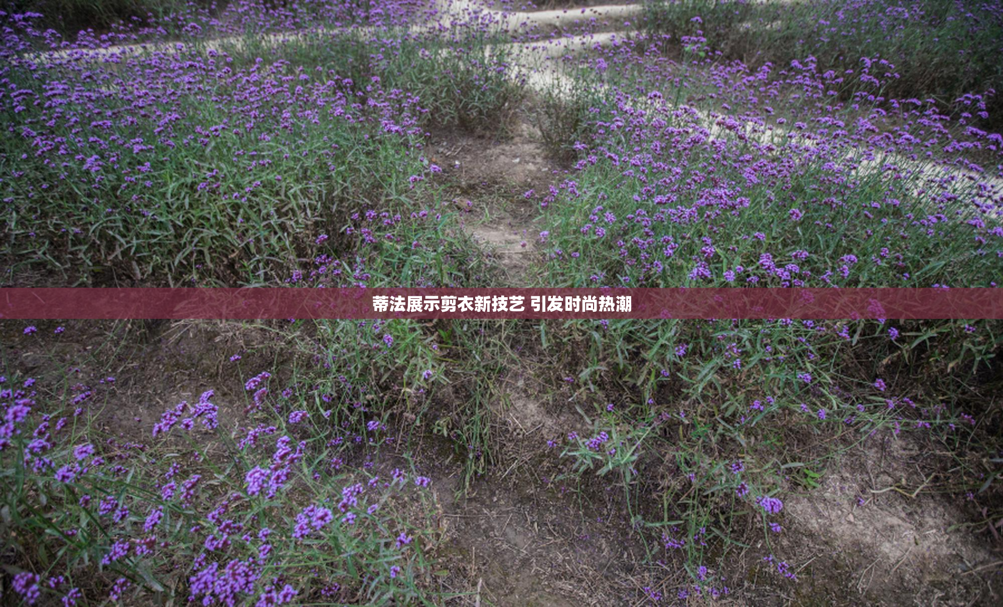 蒂法展示剪衣新技艺 引发时尚热潮