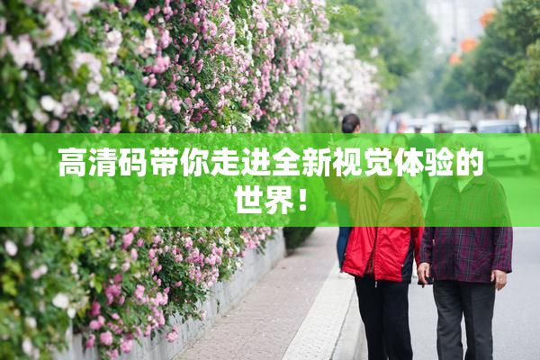 高清码带你走进全新视觉体验的世界！