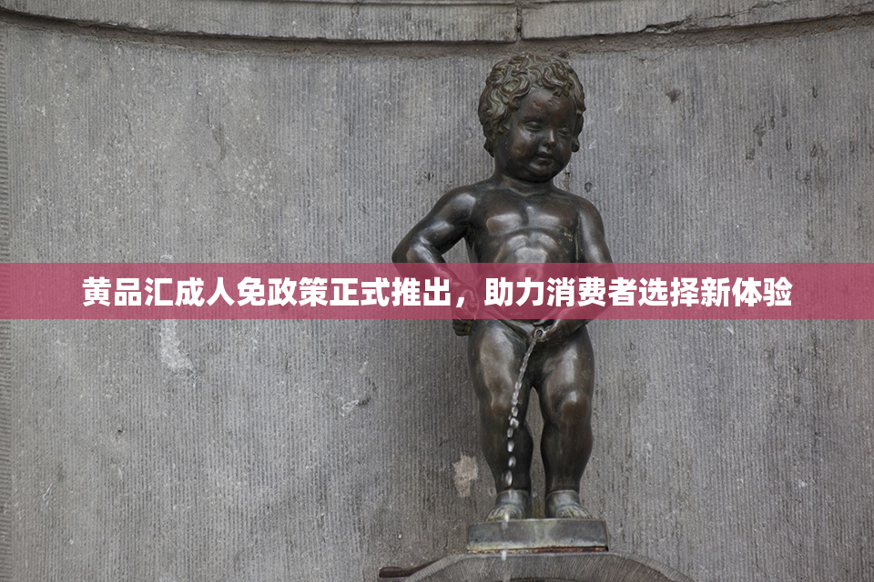黄品汇成人免政策正式推出，助力消费者选择新体验