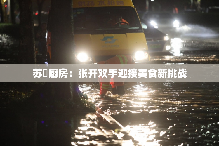 苏玥厨房：张开双手迎接美食新挑战