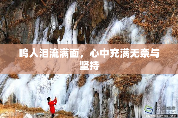 鸣人泪流满面，心中充满无奈与坚持