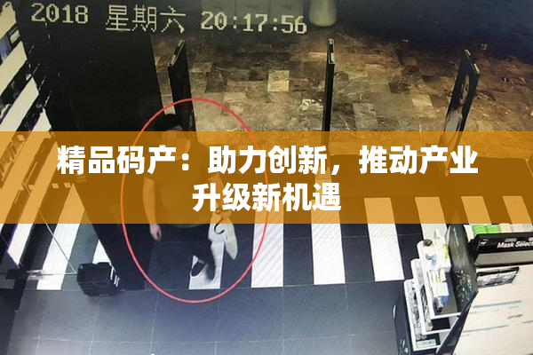 精品码产：助力创新，推动产业升级新机遇