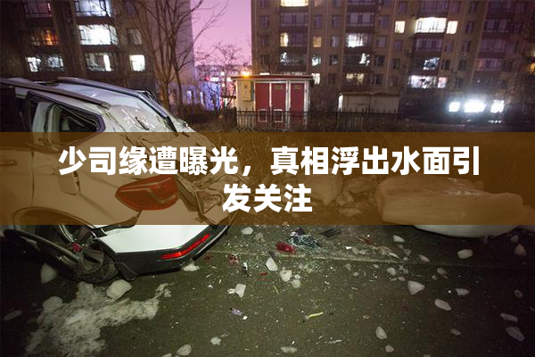 少司缘遭曝光，真相浮出水面引发关注