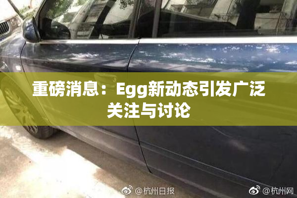 重磅消息：Egg新动态引发广泛关注与讨论