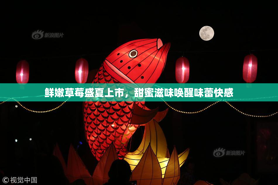 鲜嫩草莓盛夏上市，甜蜜滋味唤醒味蕾快感