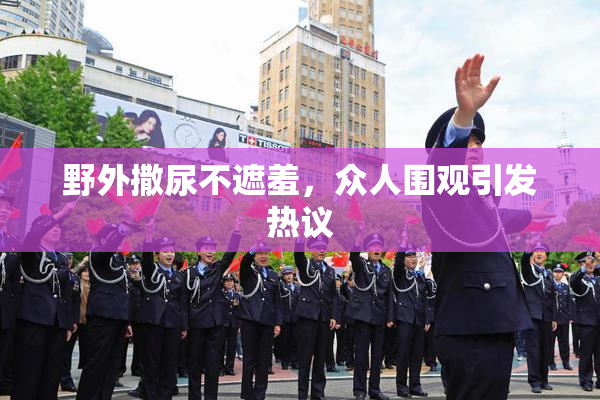 野外撒尿不遮羞，众人围观引发热议