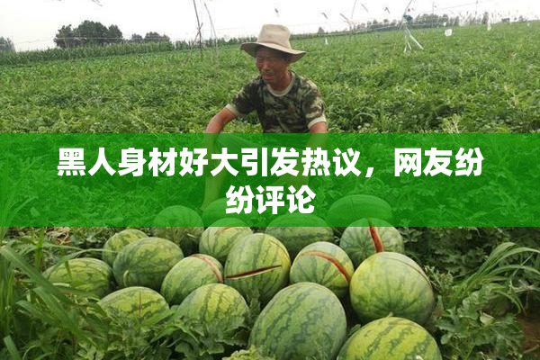 黑人身材好大引发热议，网友纷纷评论