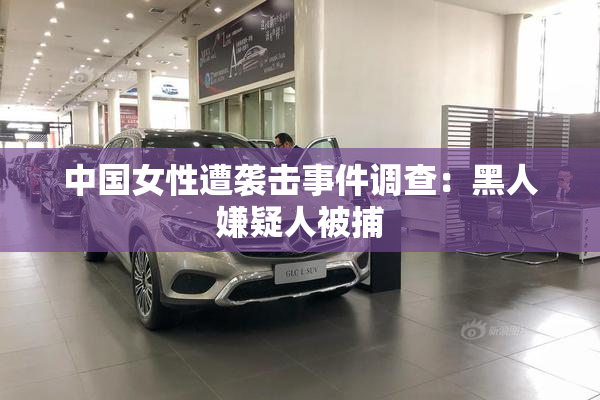 中国女性遭袭击事件调查：黑人嫌疑人被捕