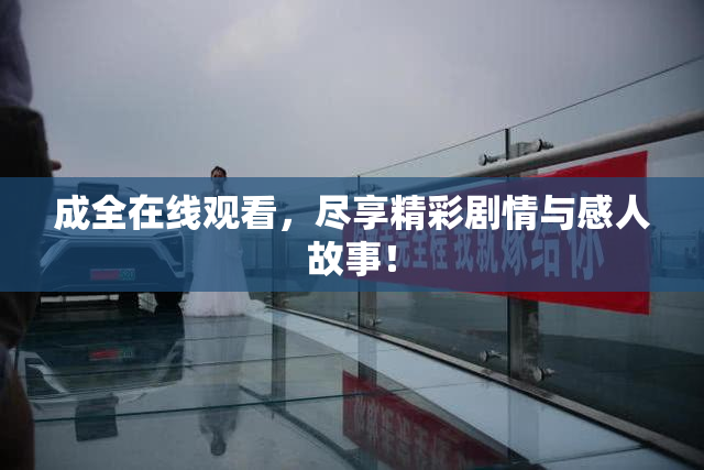 成全在线观看，尽享精彩剧情与感人故事！