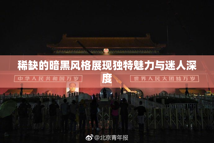 稀缺的暗黑风格展现独特魅力与迷人深度