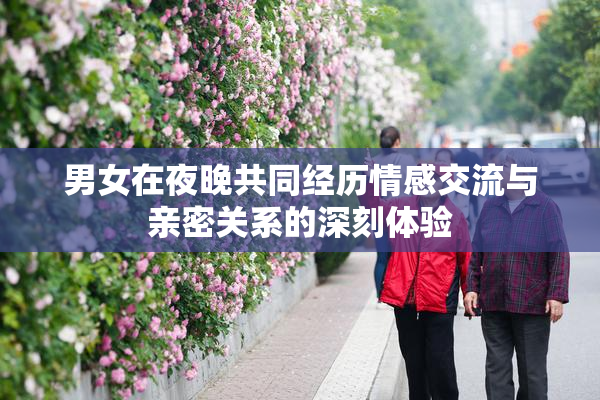 男女在夜晚共同经历情感交流与亲密关系的深刻体验