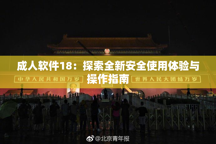成人软件18：探索全新安全使用体验与操作指南