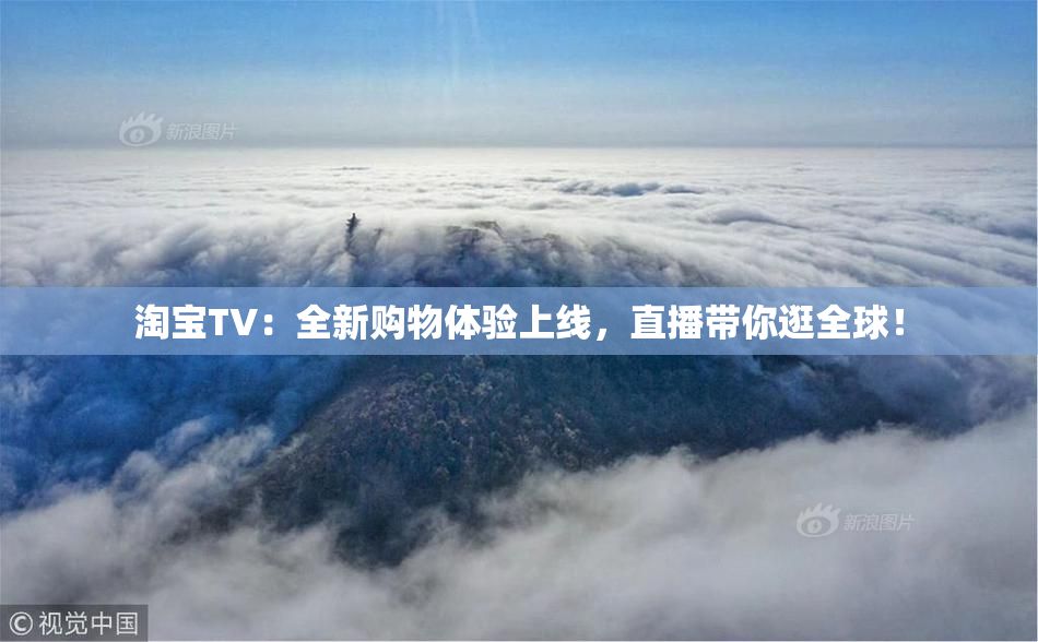 淘宝TV：全新购物体验上线，直播带你逛全球！
