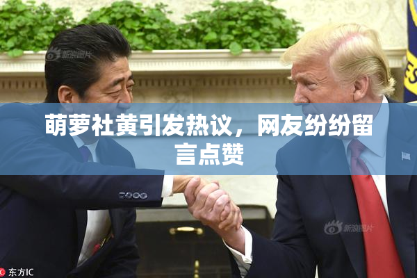 萌萝社黄引发热议，网友纷纷留言点赞