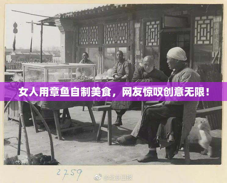 女人用章鱼自制美食，网友惊叹创意无限！