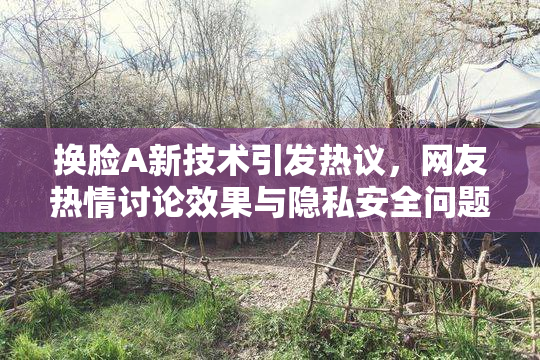 换脸A新技术引发热议，网友热情讨论效果与隐私安全问题