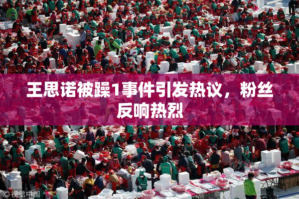 王思诺被躁1事件引发热议，粉丝反响热烈