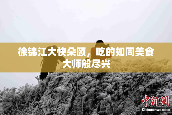 徐锦江大快朵颐，吃的如同美食大师般尽兴