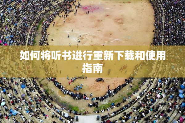 如何将听书进行重新下载和使用指南