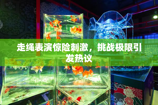 走绳表演惊险刺激，挑战极限引发热议