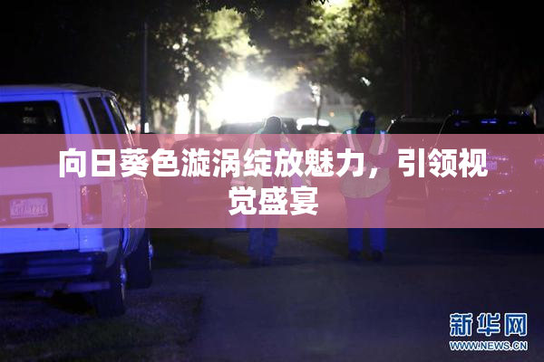 向日葵色漩涡绽放魅力，引领视觉盛宴