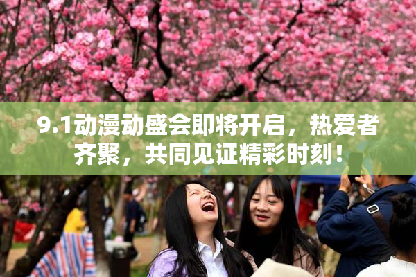 9.1动漫动盛会即将开启，热爱者齐聚，共同见证精彩时刻！