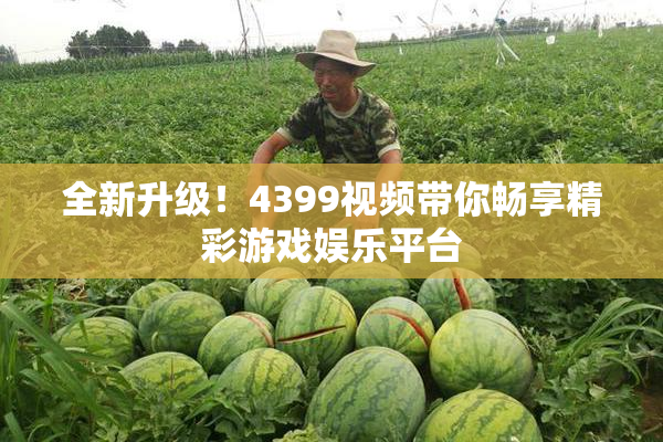 全新升级！4399视频带你畅享精彩游戏娱乐平台