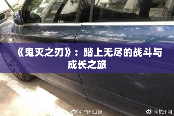 《鬼灭之刃》：踏上无尽的战斗与成长之旅
