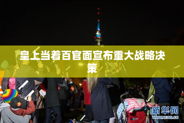 皇上当着百官面宣布重大战略决策