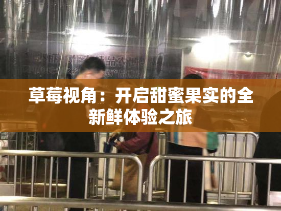 草莓视角：开启甜蜜果实的全新鲜体验之旅