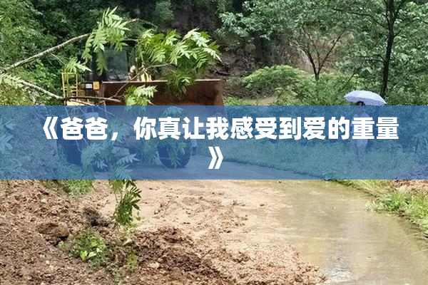 《爸爸，你真让我感受到爱的重量》