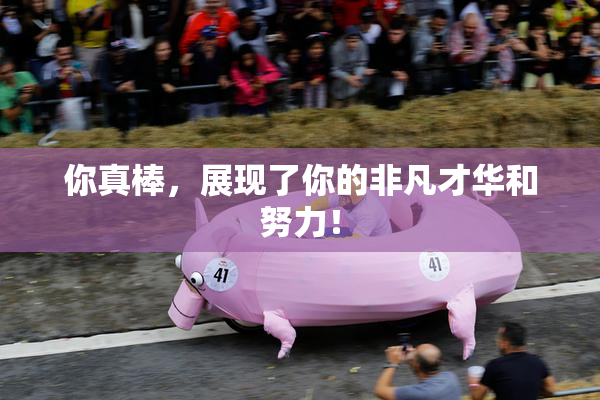 你真棒，展现了你的非凡才华和努力！