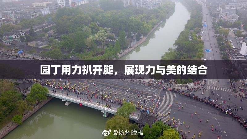 园丁用力扒开腿，展现力与美的结合