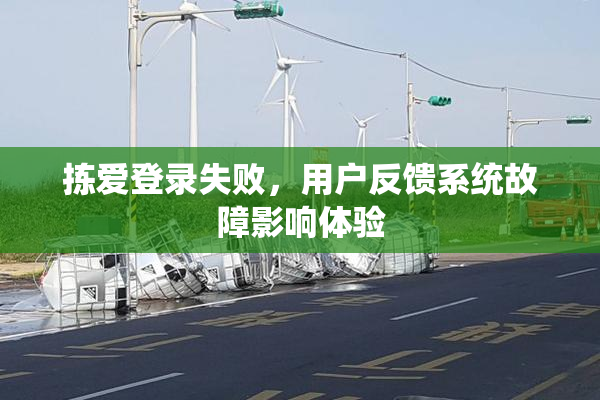 拣爱登录失败，用户反馈系统故障影响体验
