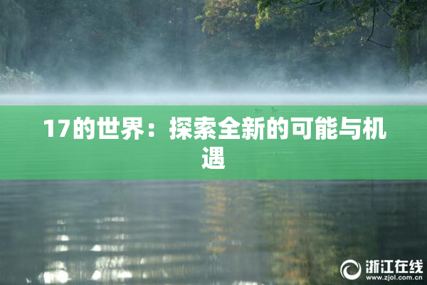 17的世界：探索全新的可能与机遇