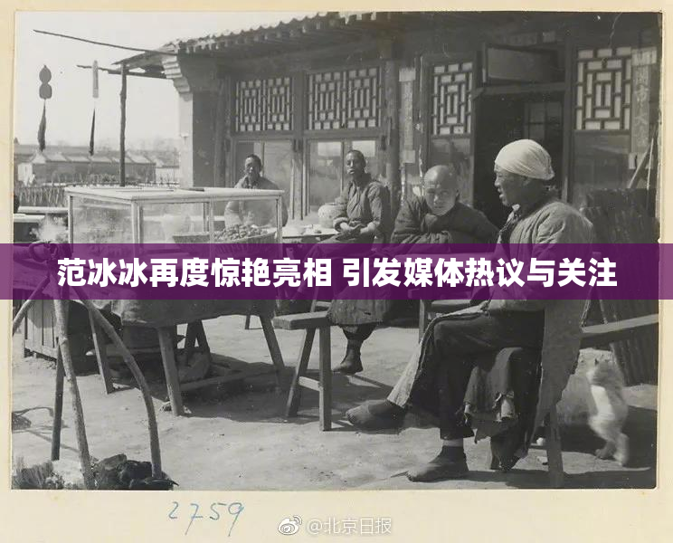 范冰冰再度惊艳亮相 引发媒体热议与关注