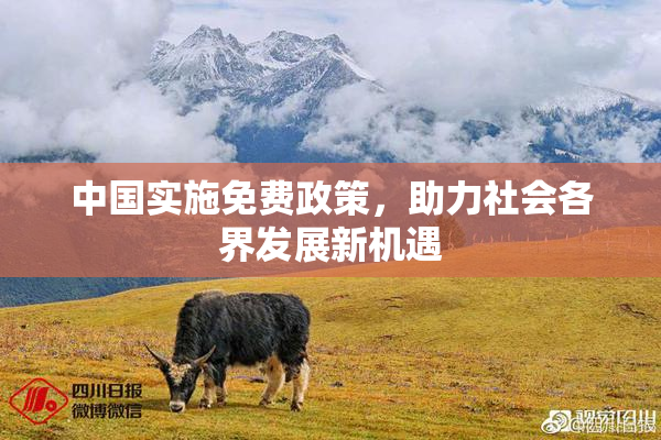 中国实施免费政策，助力社会各界发展新机遇