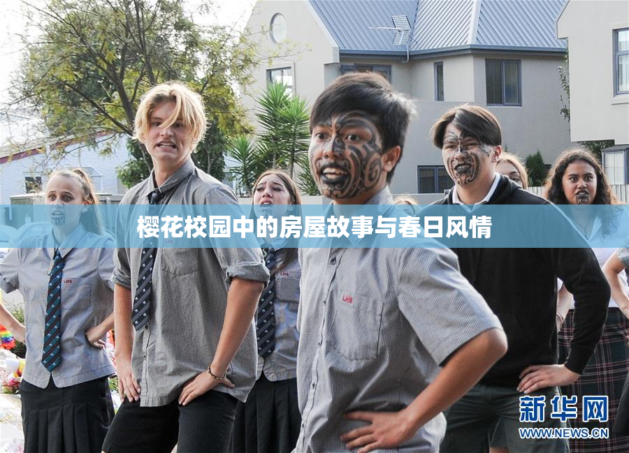 樱花校园中的房屋故事与春日风情