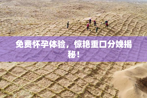 免费怀孕体验，惊艳重口分娩揭秘！